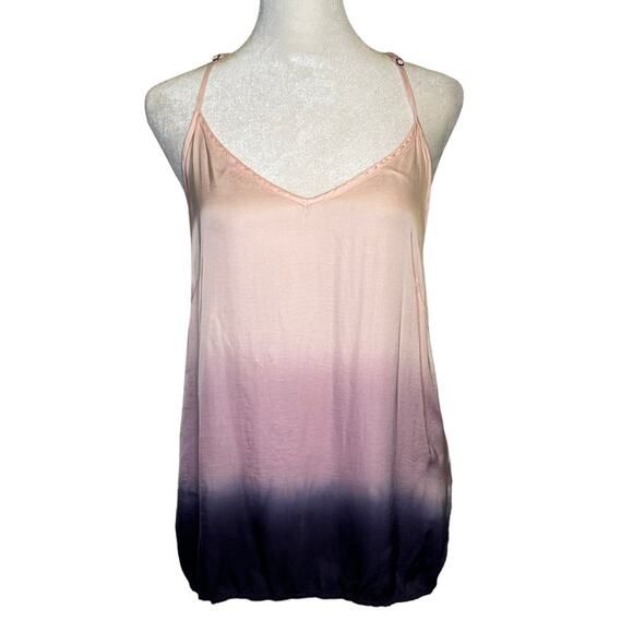 Young, Fabulous & Broke pink & purple dip-dyed ombre tank top size S - Picture 1 of 11